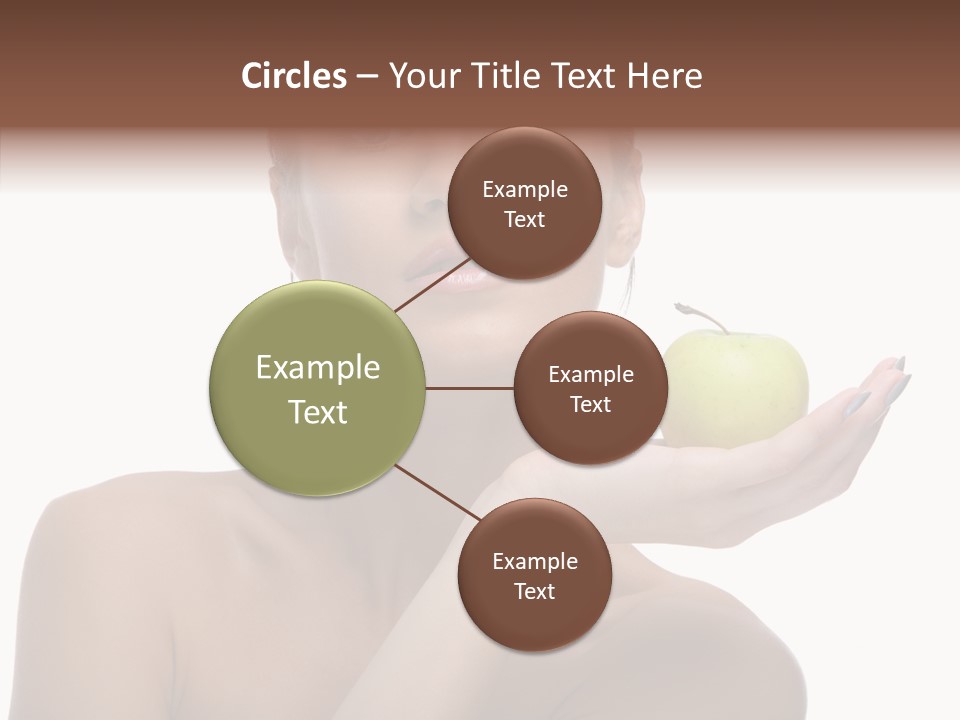 Hair Apple Blue PowerPoint Template