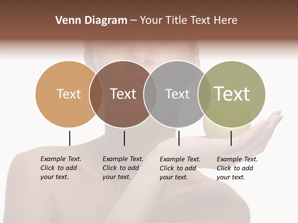 Hair Apple Blue PowerPoint Template