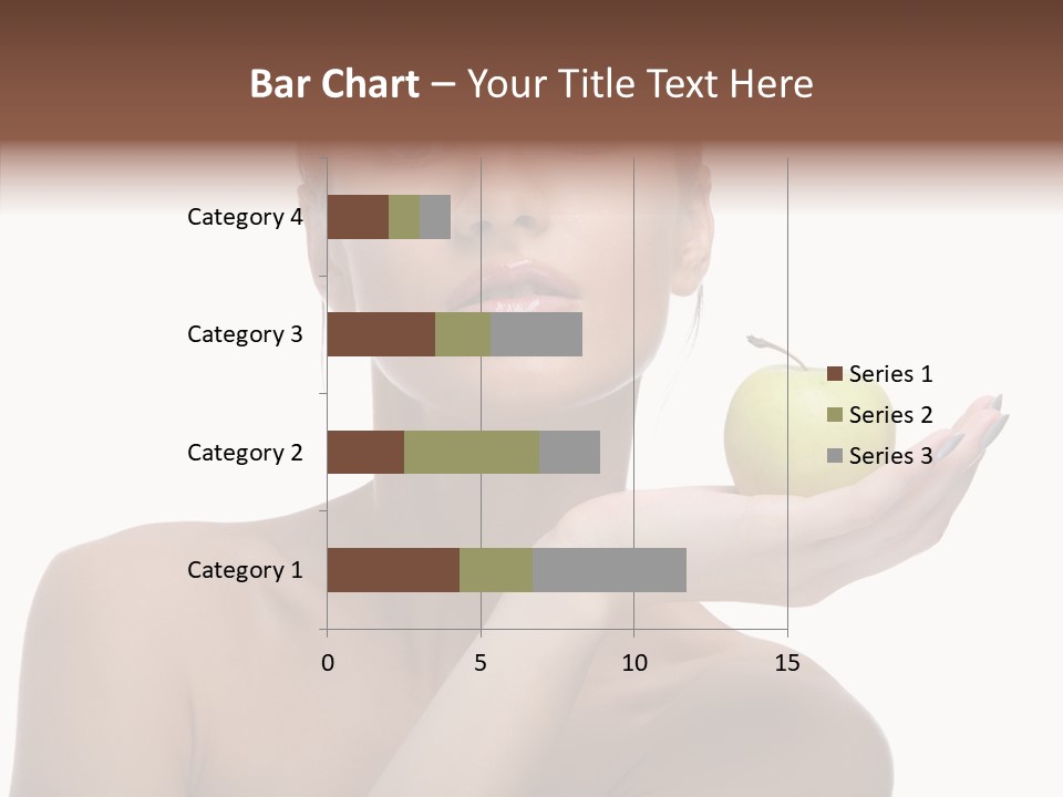 Hair Apple Blue PowerPoint Template