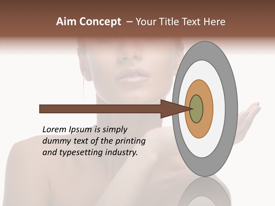 Hair Apple Blue PowerPoint Template