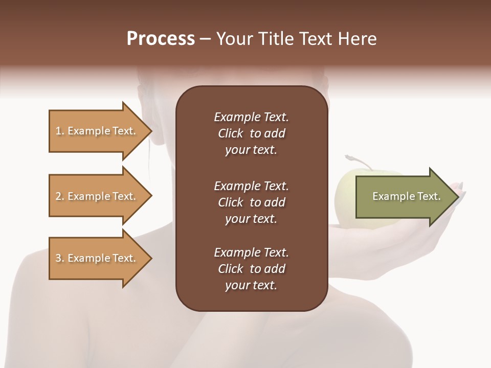 Hair Apple Blue PowerPoint Template