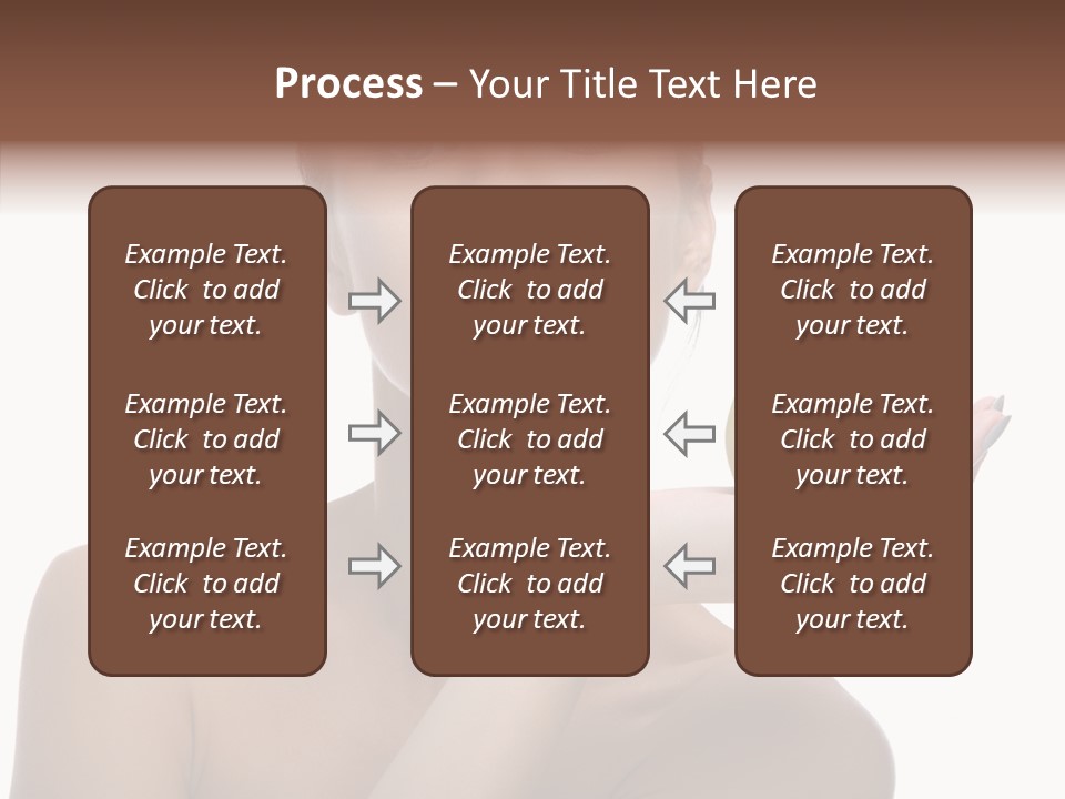 Hair Apple Blue PowerPoint Template