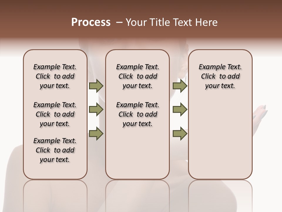 Hair Apple Blue PowerPoint Template