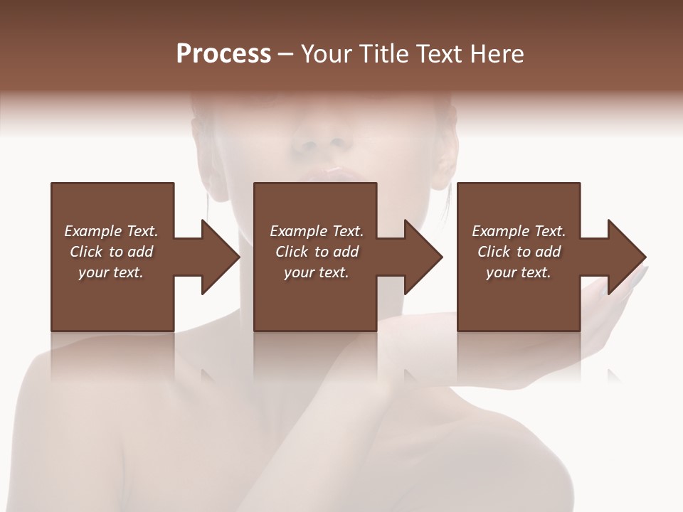 Hair Apple Blue PowerPoint Template