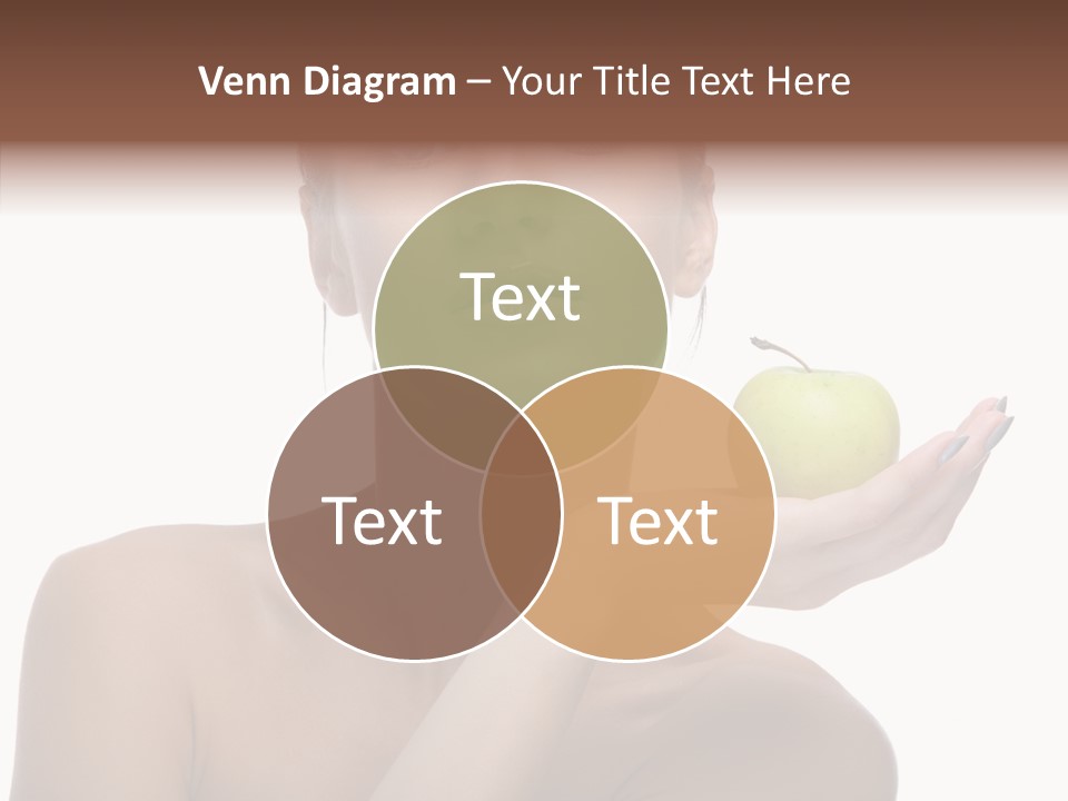 Hair Apple Blue PowerPoint Template