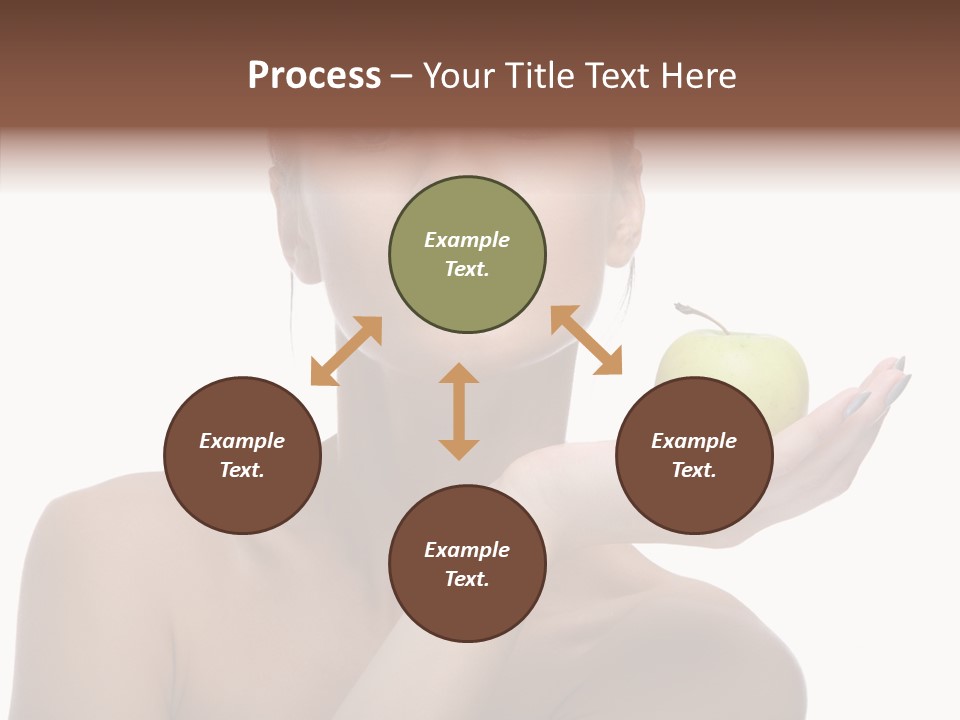 Hair Apple Blue PowerPoint Template