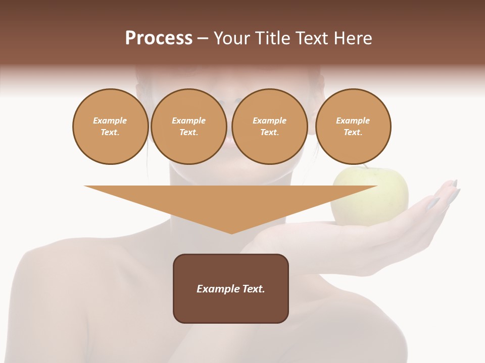 Hair Apple Blue PowerPoint Template