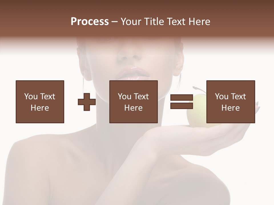 Hair Apple Blue PowerPoint Template