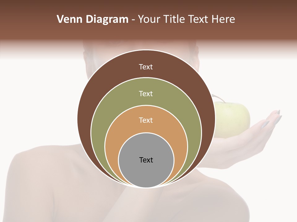 Hair Apple Blue PowerPoint Template