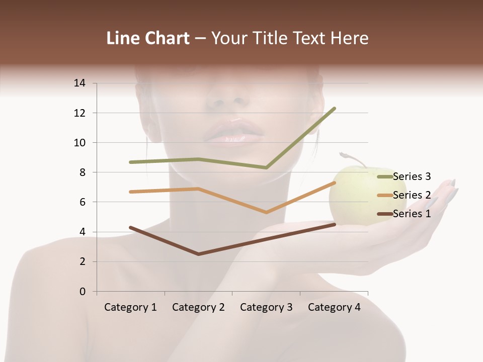 Hair Apple Blue PowerPoint Template