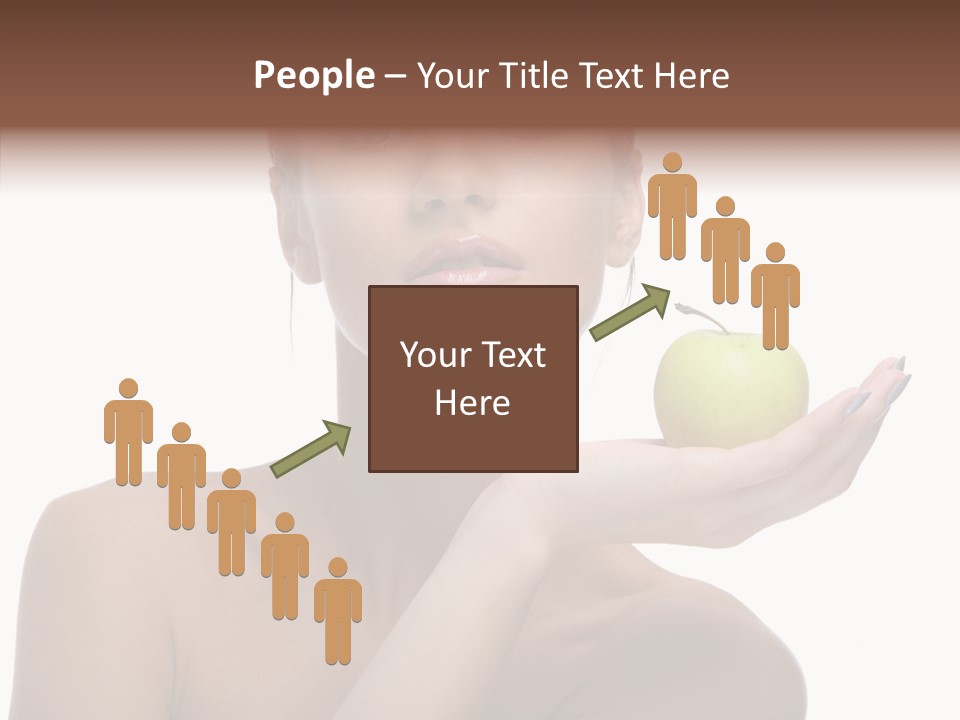 Hair Apple Blue PowerPoint Template