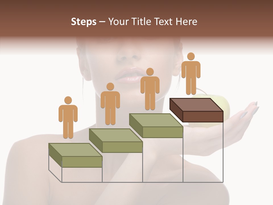 Hair Apple Blue PowerPoint Template