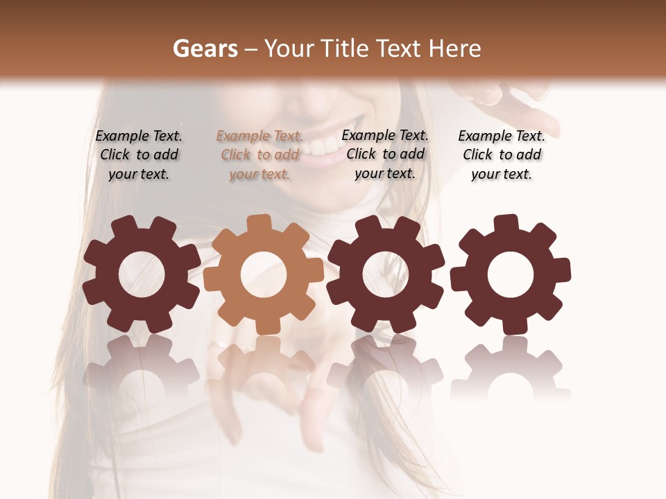 Cute Facial Beautiful PowerPoint Template