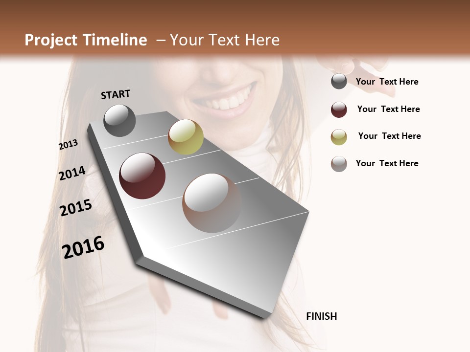 Cute Facial Beautiful PowerPoint Template