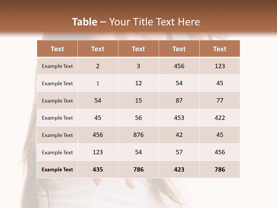 Cute Facial Beautiful PowerPoint Template