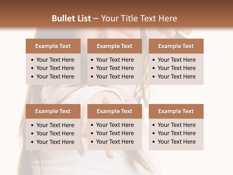 Cute Facial Beautiful PowerPoint Template