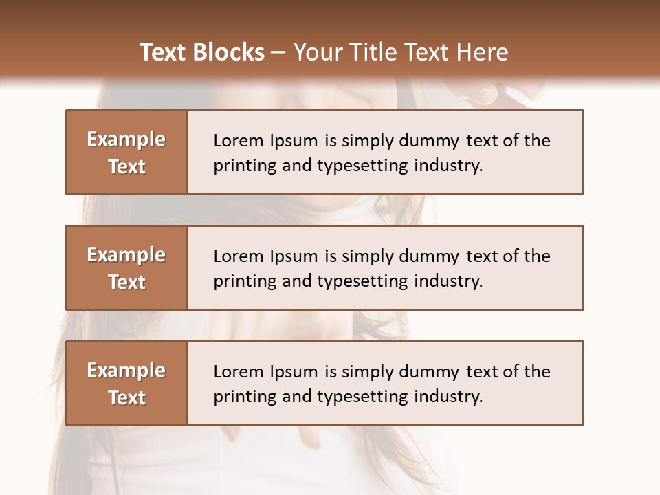 Cute Facial Beautiful PowerPoint Template