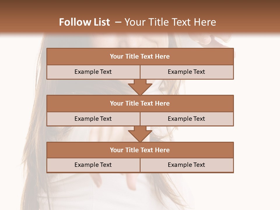Cute Facial Beautiful PowerPoint Template
