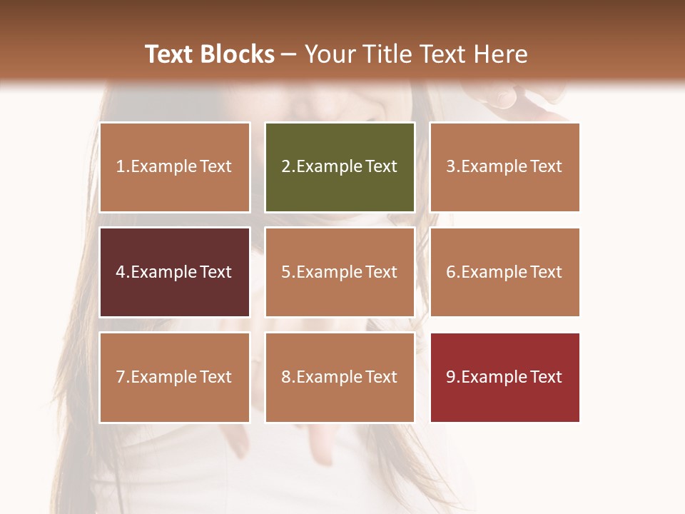 Cute Facial Beautiful PowerPoint Template