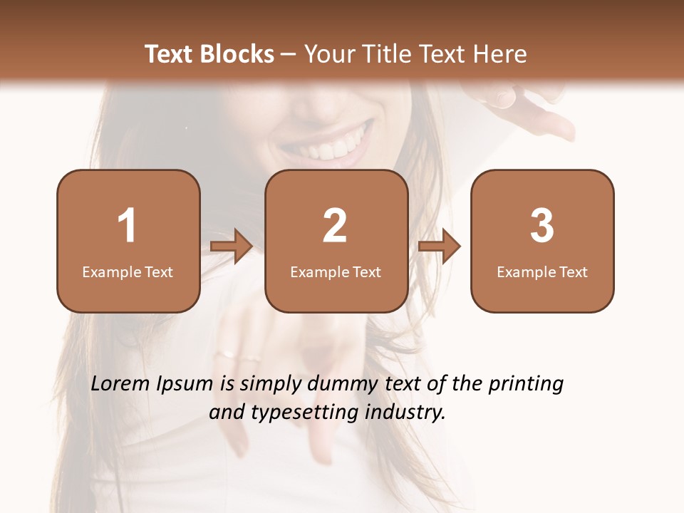 Cute Facial Beautiful PowerPoint Template