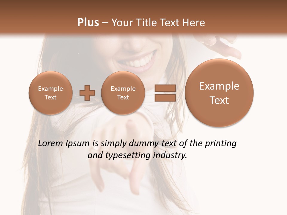 Cute Facial Beautiful PowerPoint Template