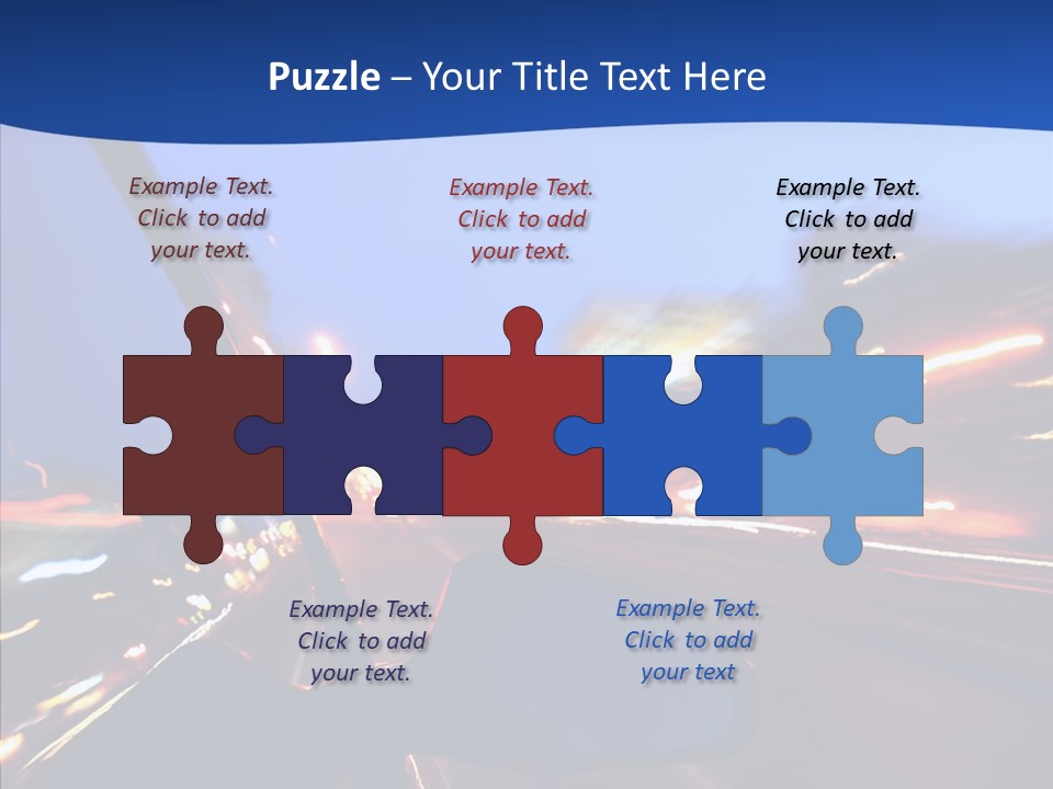 Transportation Highway Traffic PowerPoint Template