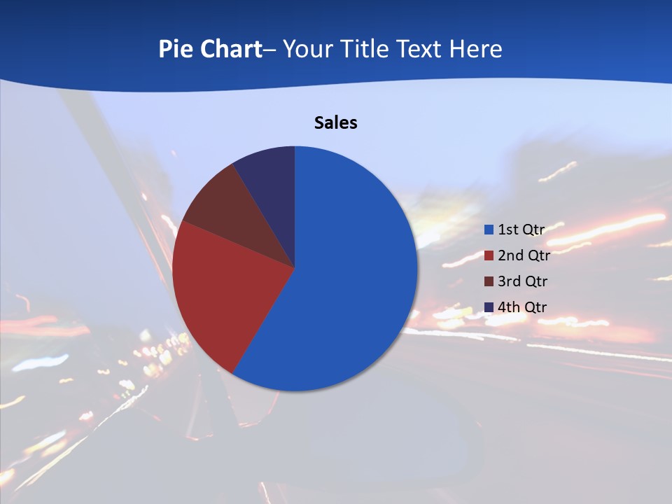 Transportation Highway Traffic PowerPoint Template
