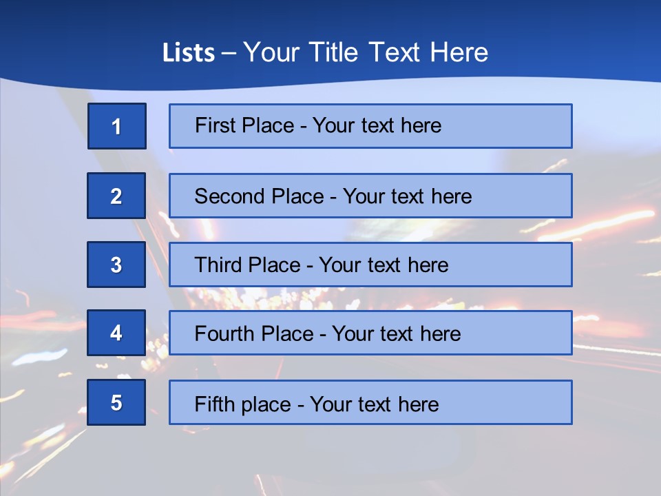 Transportation Highway Traffic PowerPoint Template