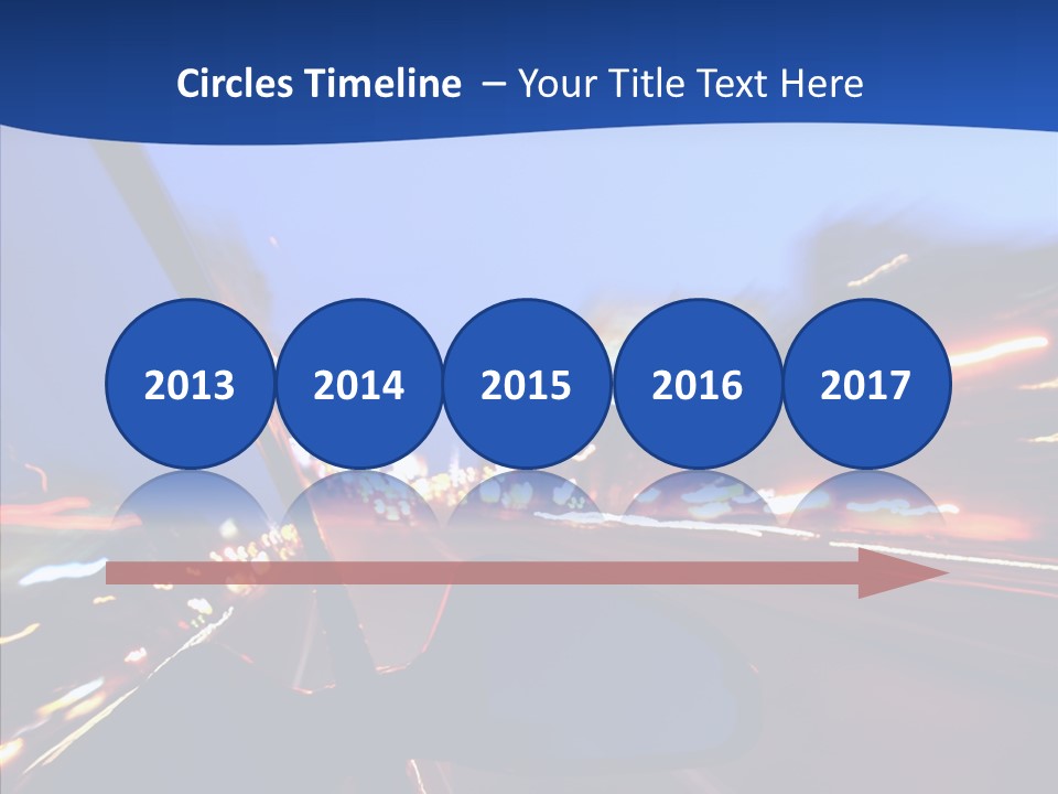 Transportation Highway Traffic PowerPoint Template