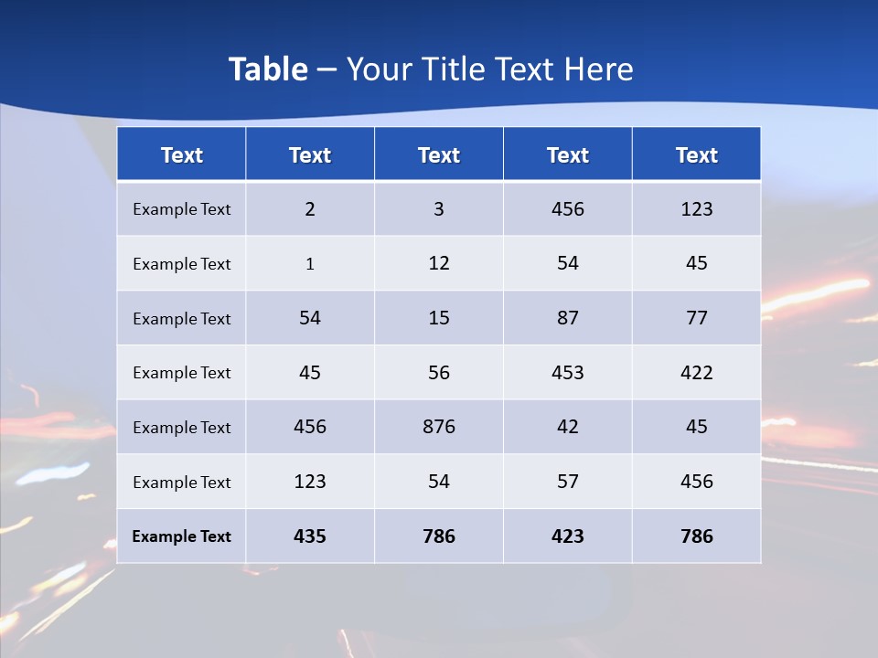 Transportation Highway Traffic PowerPoint Template