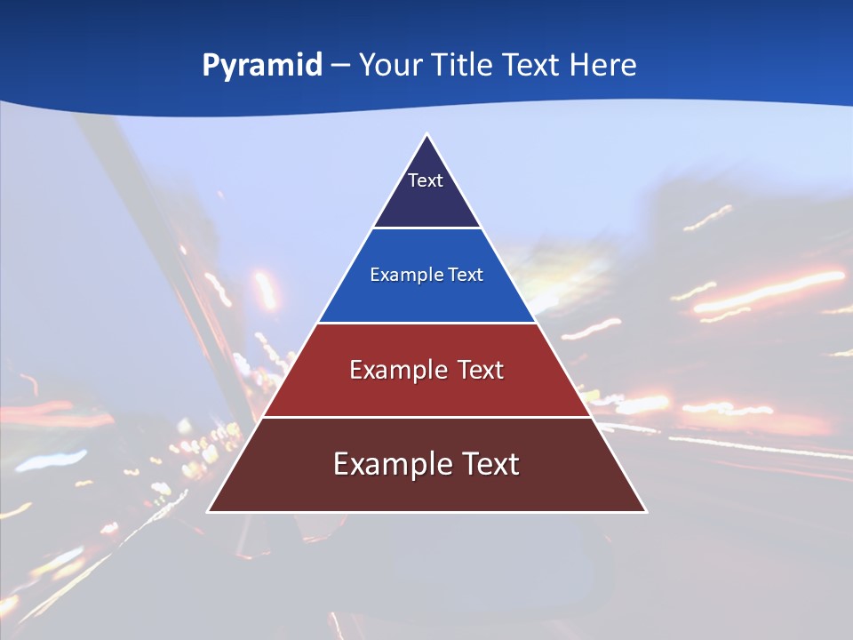 Transportation Highway Traffic PowerPoint Template
