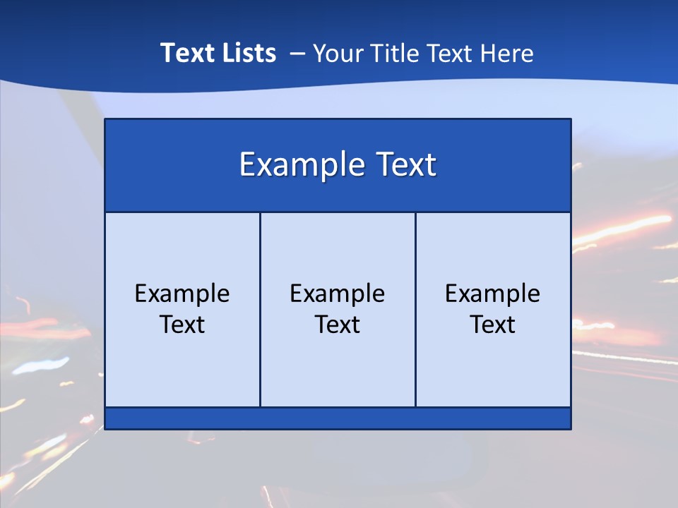 Transportation Highway Traffic PowerPoint Template