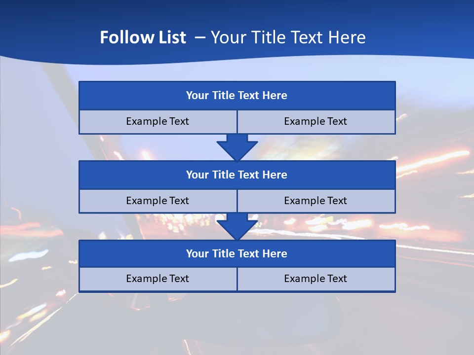 Transportation Highway Traffic PowerPoint Template