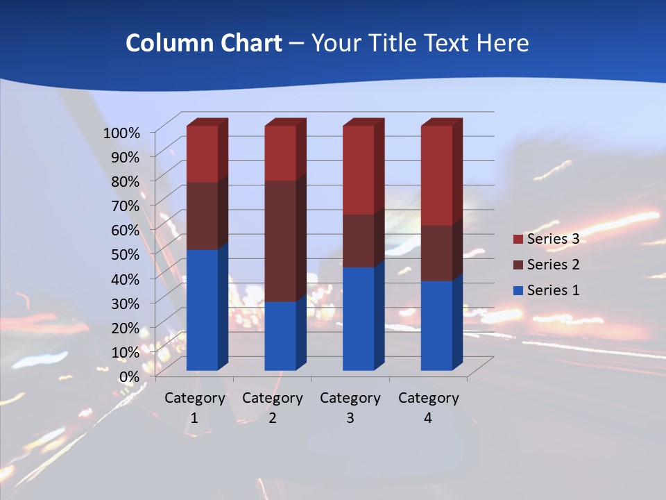 Transportation Highway Traffic PowerPoint Template