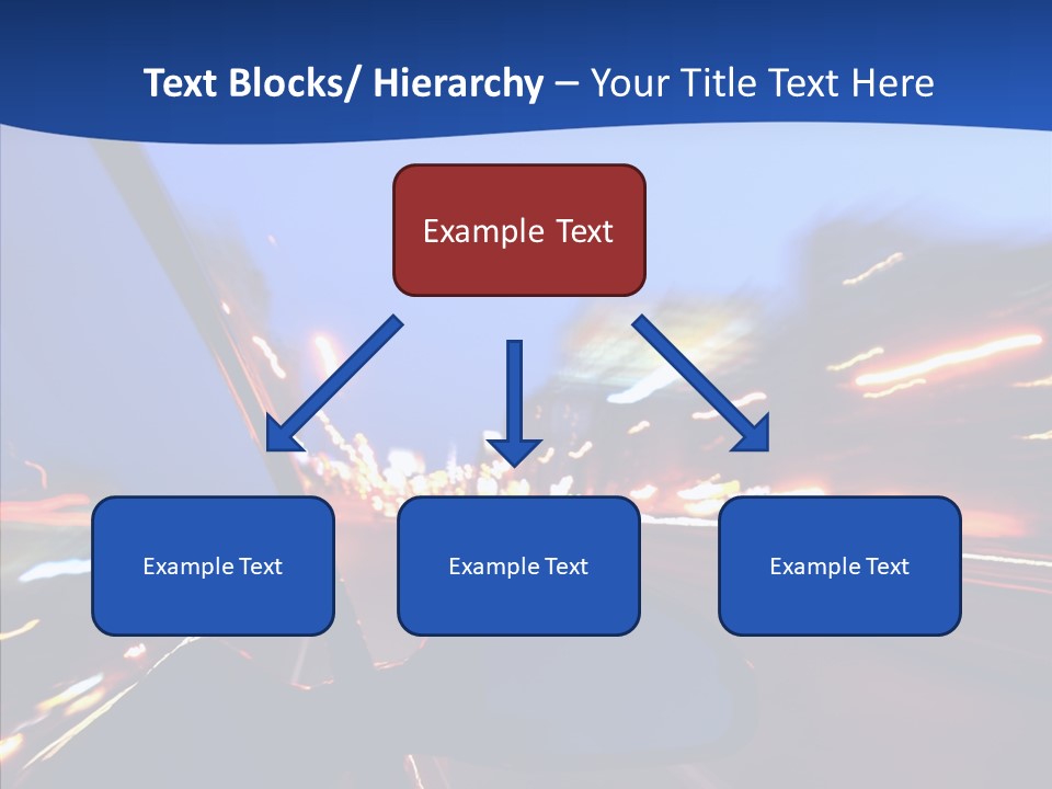 Transportation Highway Traffic PowerPoint Template