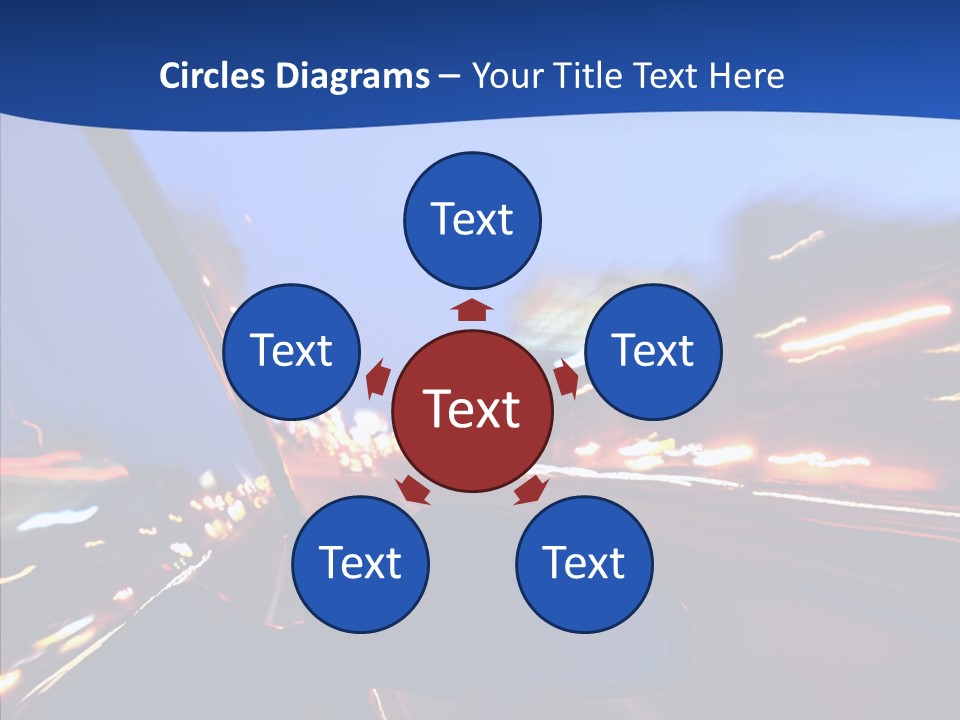 Transportation Highway Traffic PowerPoint Template