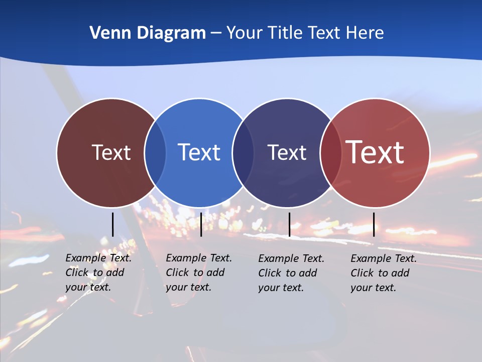Transportation Highway Traffic PowerPoint Template