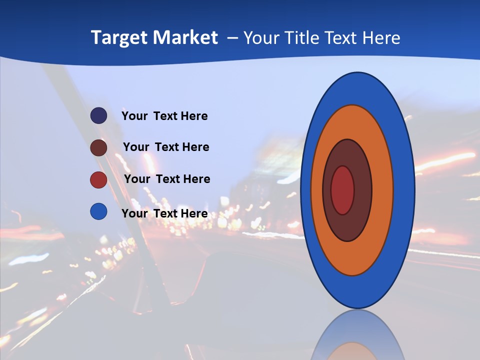 Transportation Highway Traffic PowerPoint Template