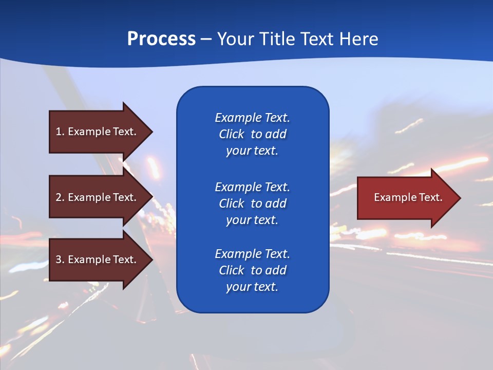 Transportation Highway Traffic PowerPoint Template