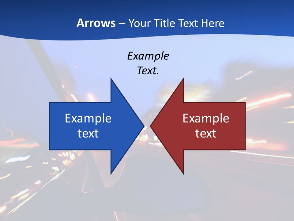 Transportation Highway Traffic PowerPoint Template