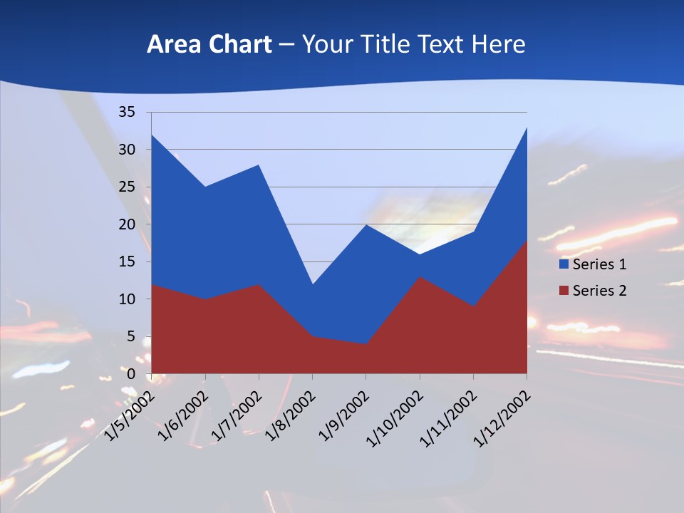 Transportation Highway Traffic PowerPoint Template