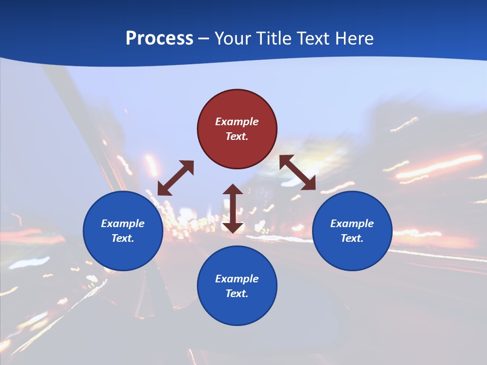 Transportation Highway Traffic PowerPoint Template