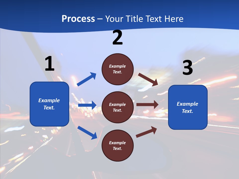 Transportation Highway Traffic PowerPoint Template