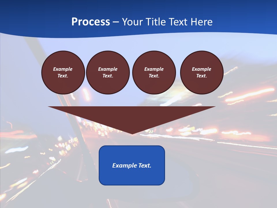 Transportation Highway Traffic PowerPoint Template