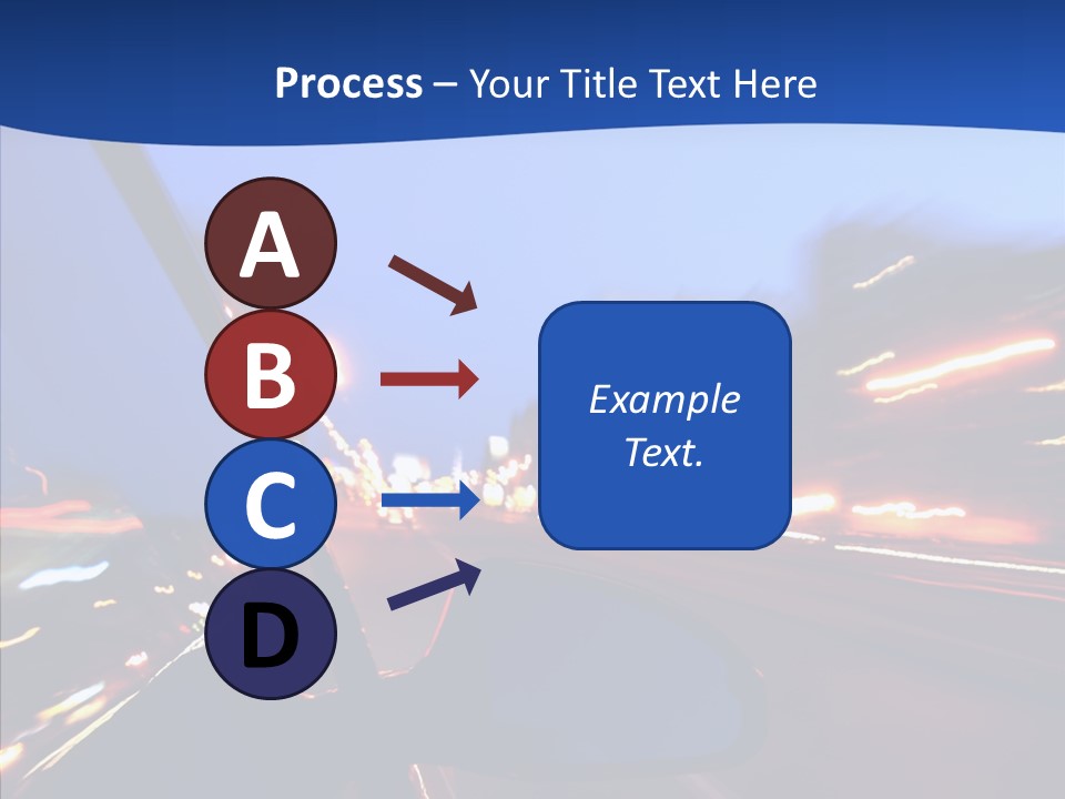 Transportation Highway Traffic PowerPoint Template