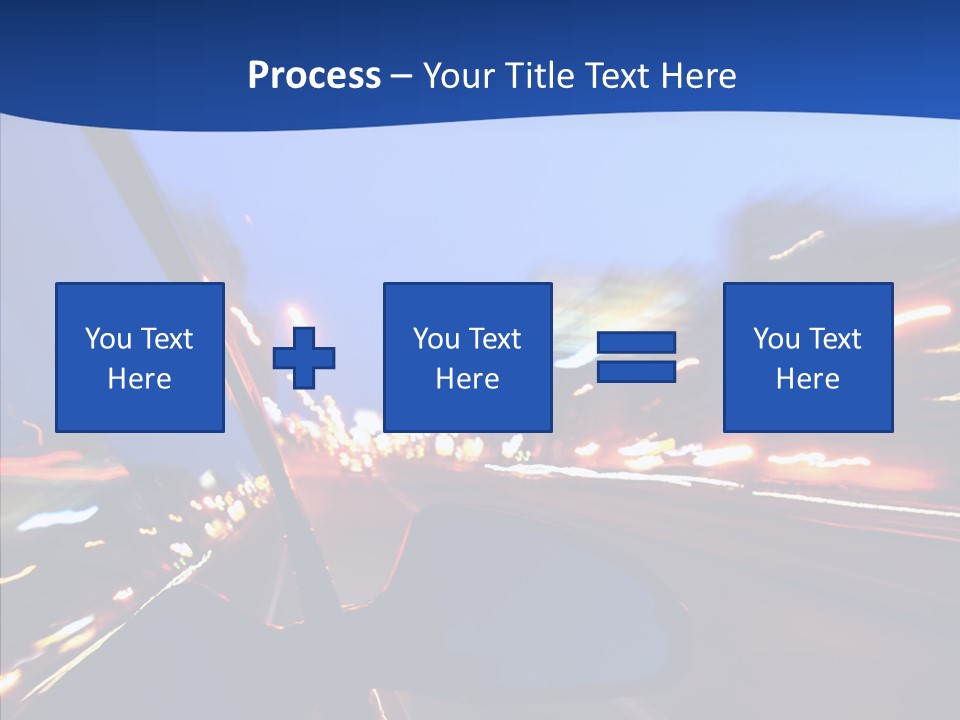 Transportation Highway Traffic PowerPoint Template