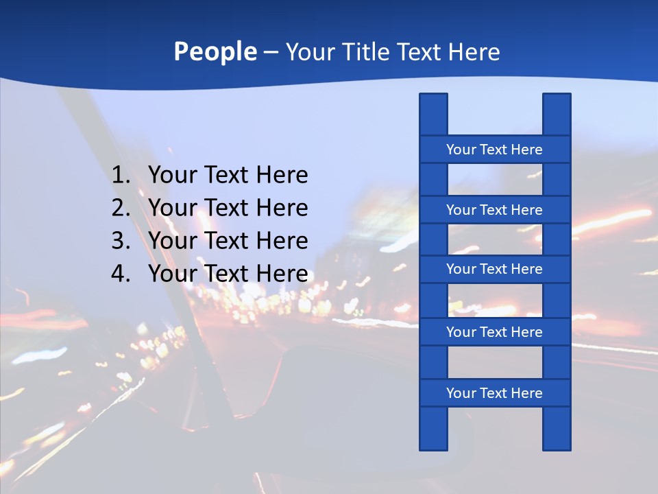 Transportation Highway Traffic PowerPoint Template