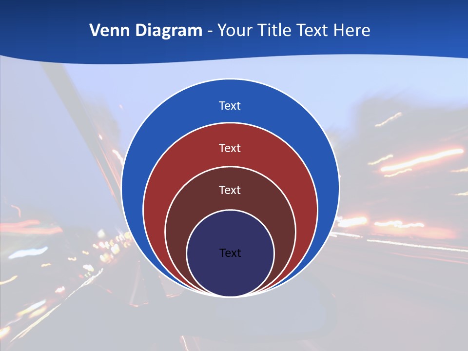 Transportation Highway Traffic PowerPoint Template