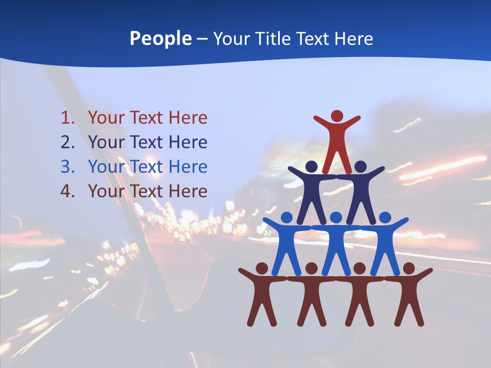 Transportation Highway Traffic PowerPoint Template