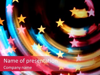 Bokeh Party Motion PowerPoint Template